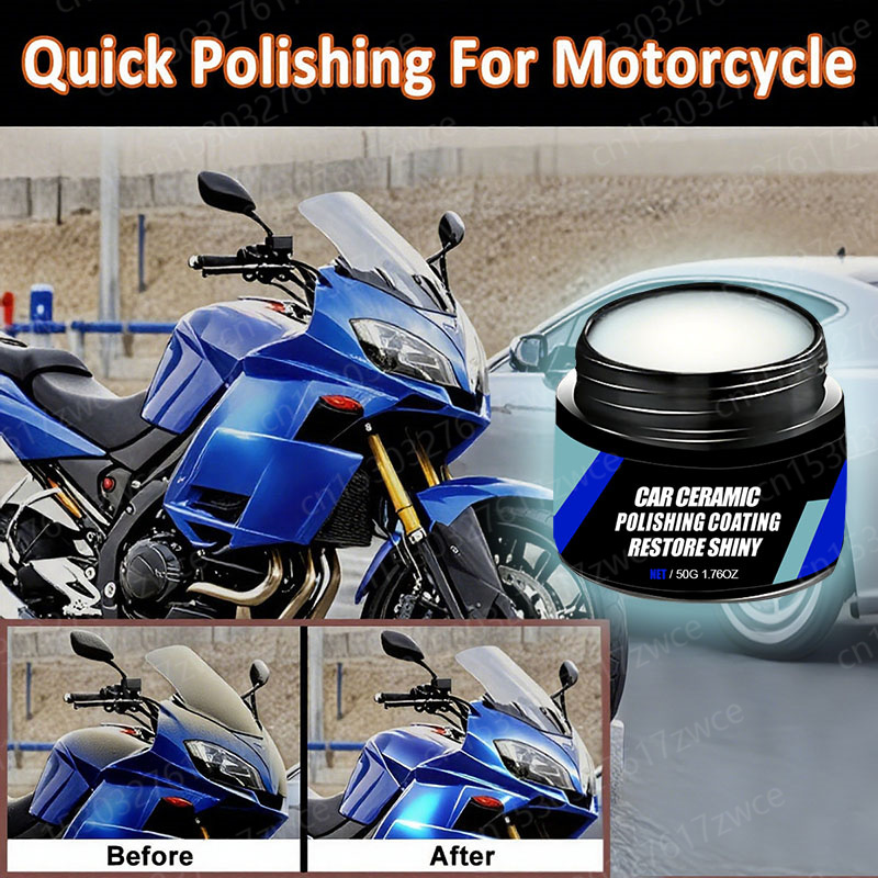 Car Wax Ceramic Coating - Motorfiets Brandstoftank Keramische Nano Polish Coating