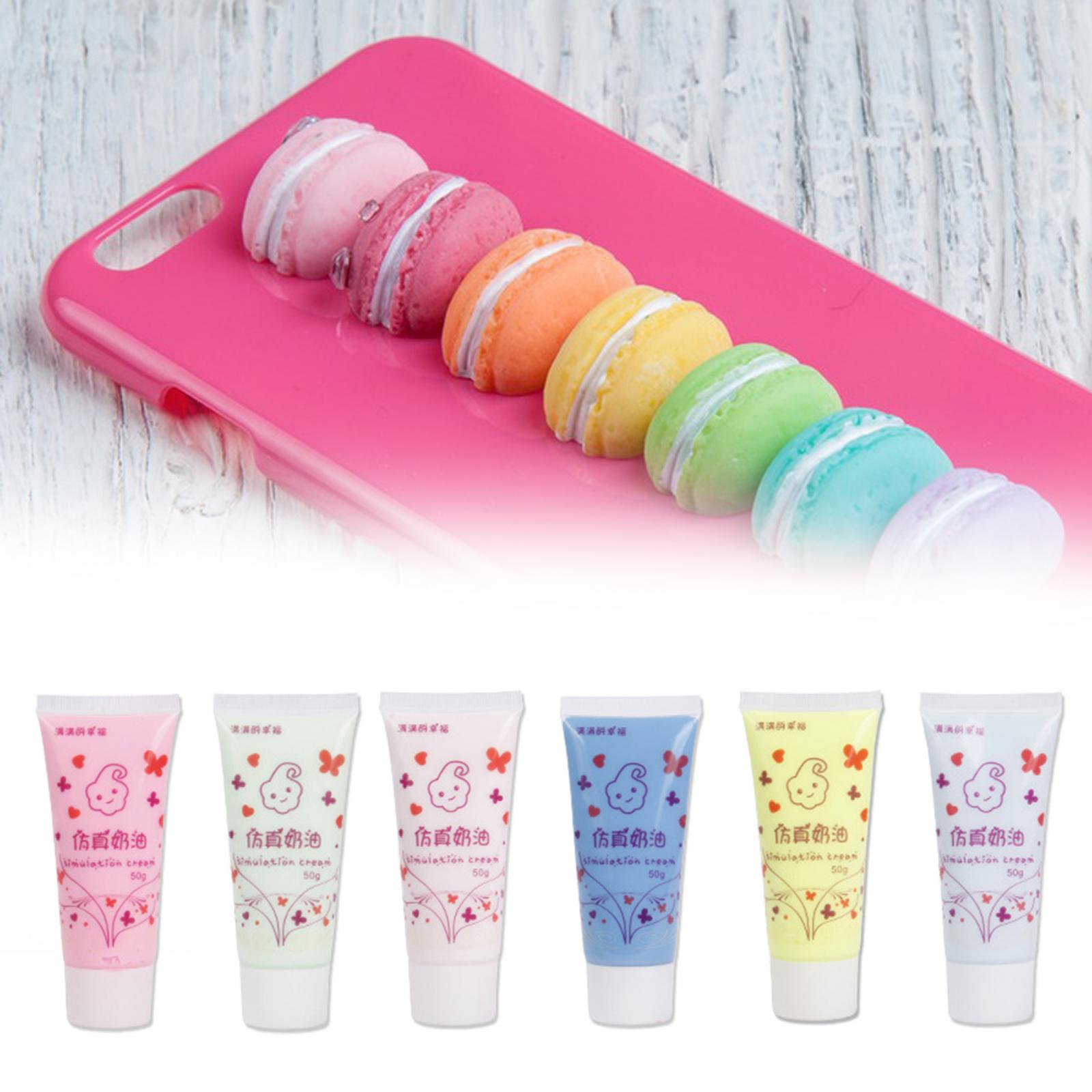 Clay Bar Lubricant - 6x Simulatie Slagroom Lijmset DIY Telefoonhoesje