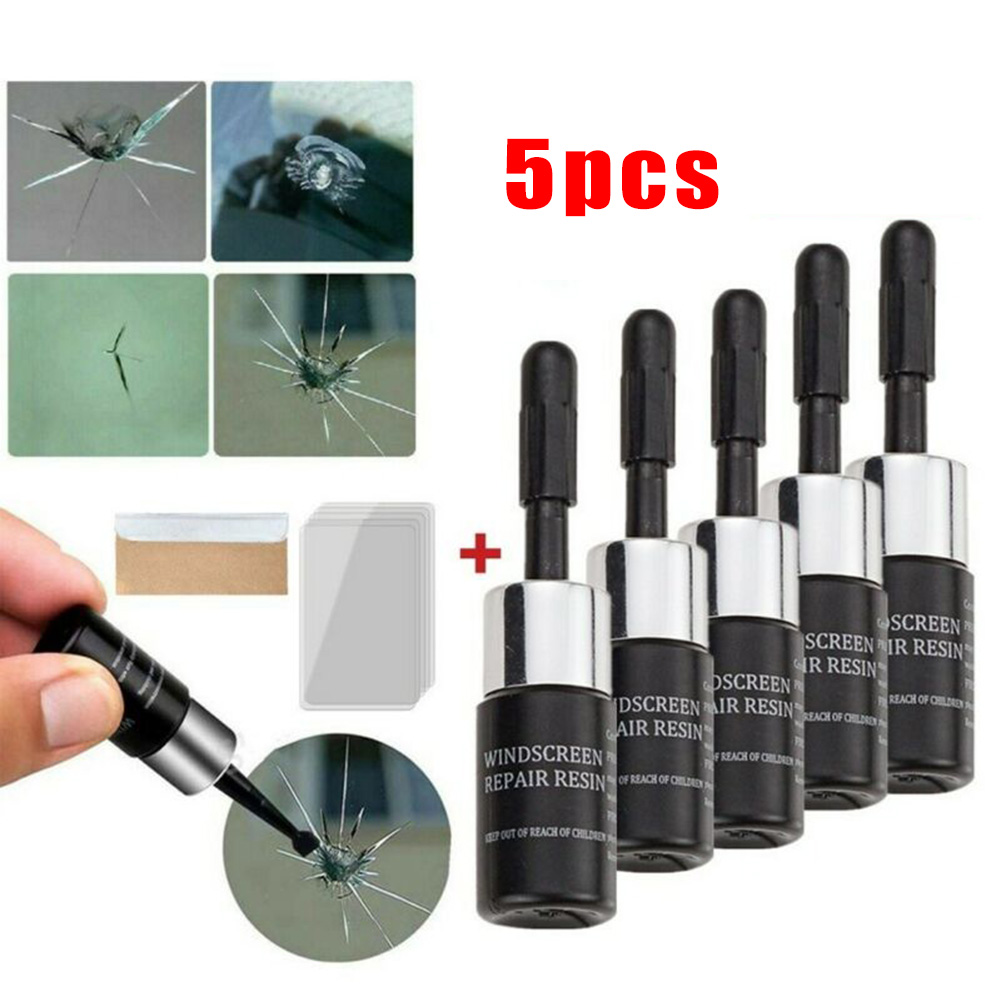 Glass Cleaner Streak - 5 STKS Automotive Glas Nano Reparatie