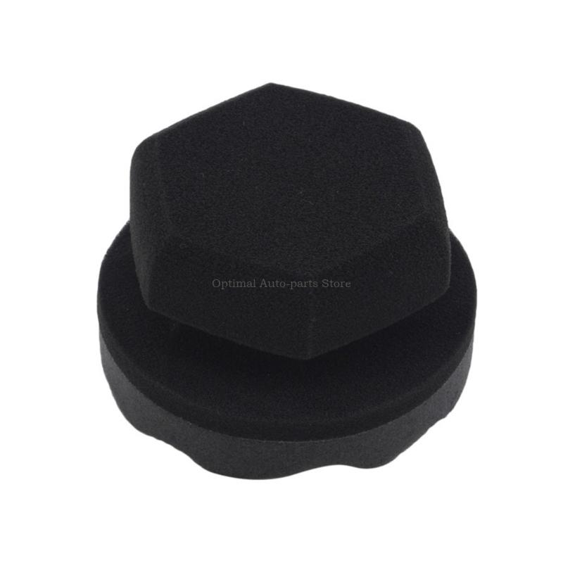 Wax Applicator Pad - 4-delige autowasapplicatorspons met wolmengsel, geschikt voor