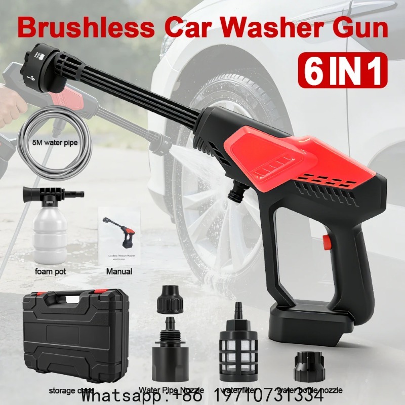 Car Shampoo Ph - 300Bar Borstelloze Hogedruk Auto Wasmachine Krachtige