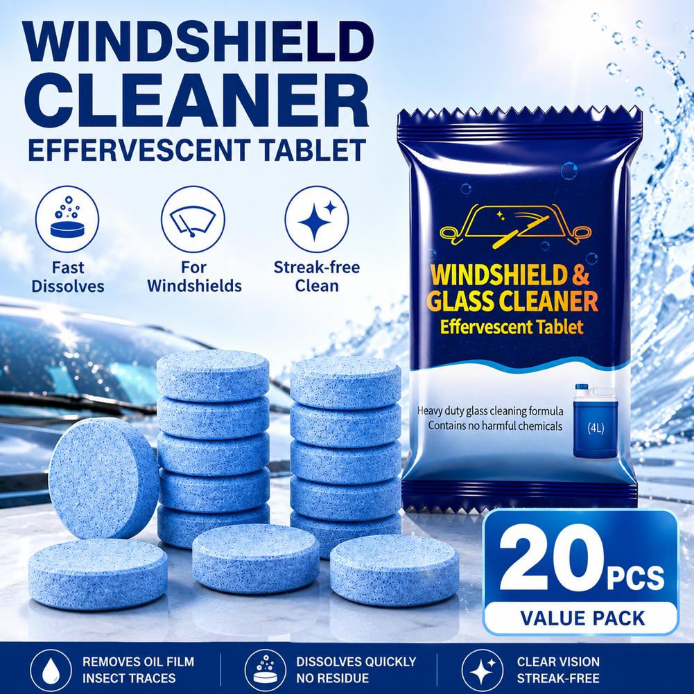Auto ruitensproeier bruistable - Glass Cleaner Streak recensie en prijs