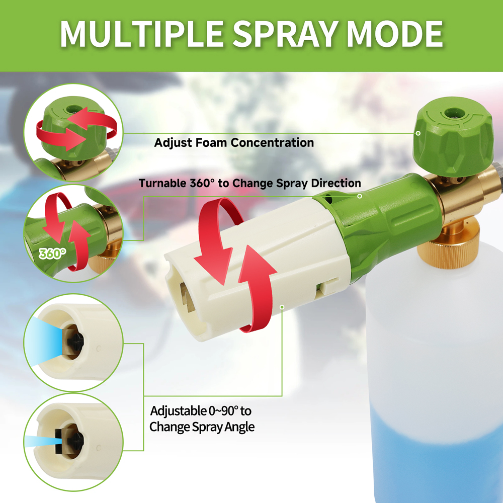 Aluminium Schuimpistool Lance  - Foam Cannon Car Wash recensie en prijs