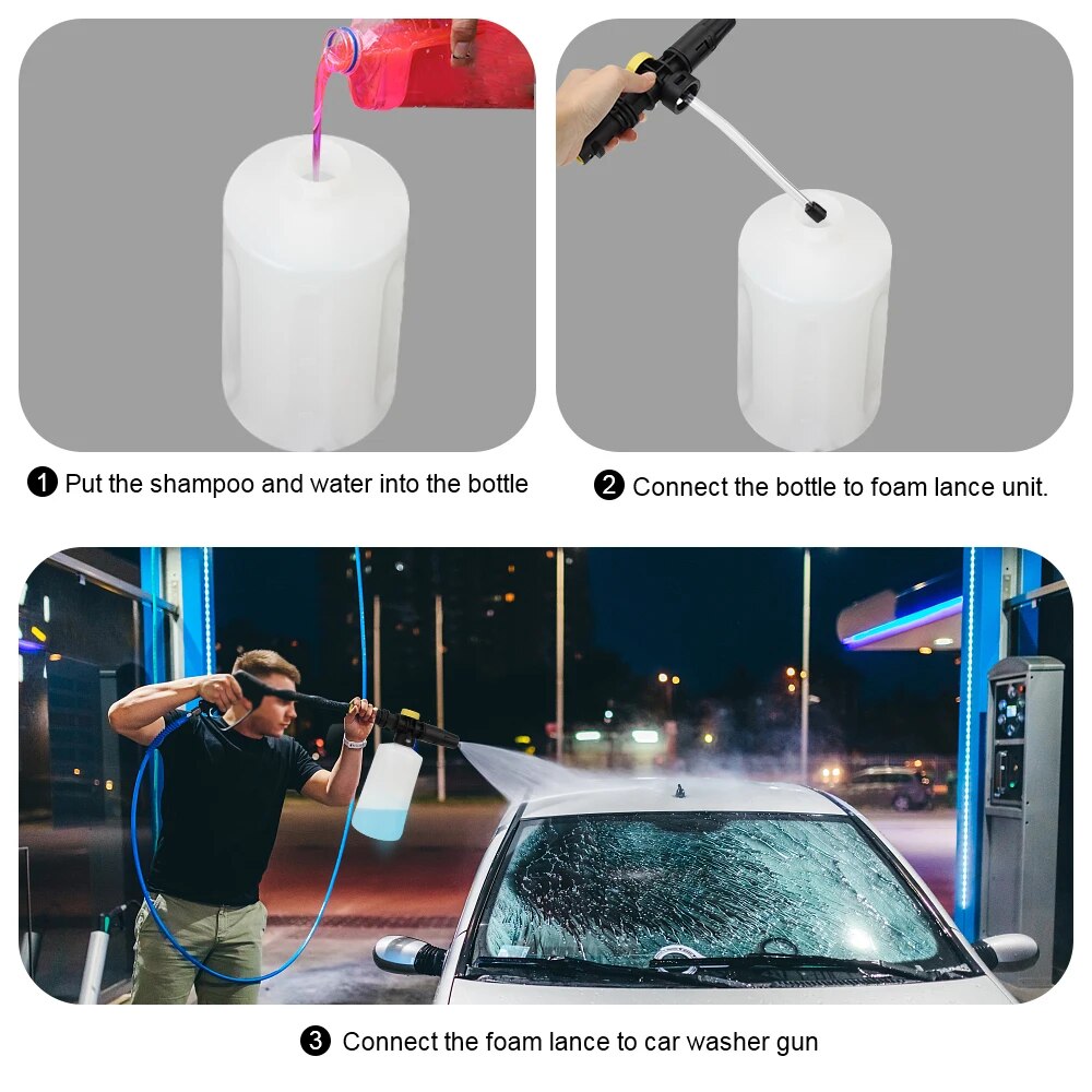 750ML Sneeuw Schuimlans Auto Z - Pressure Washer Foam Gun recensie en prijs