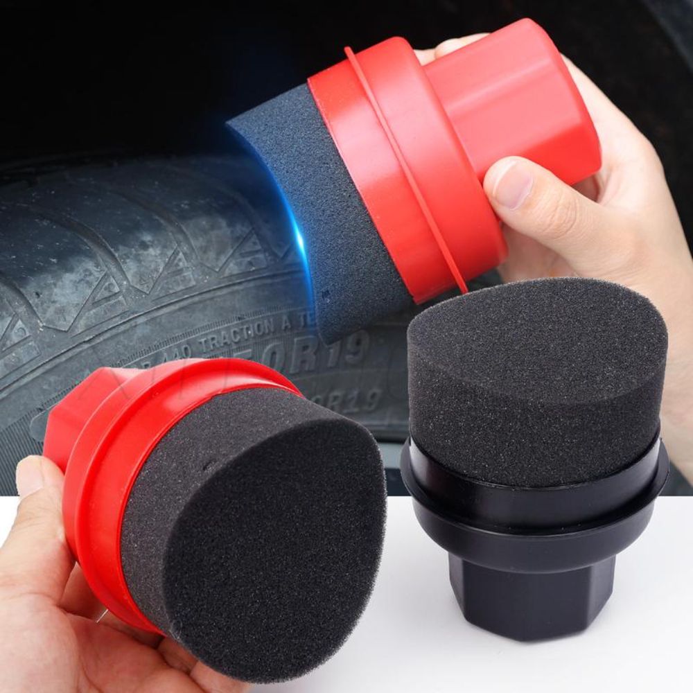 Gebogen bandenpoets spons met  - Wax Applicator Pad recensie en prijs