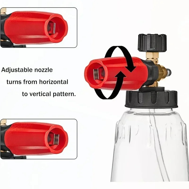 Verstelbare hogedruk PA sneeuw - Pressure Washer Foam Gun recensie en prijs