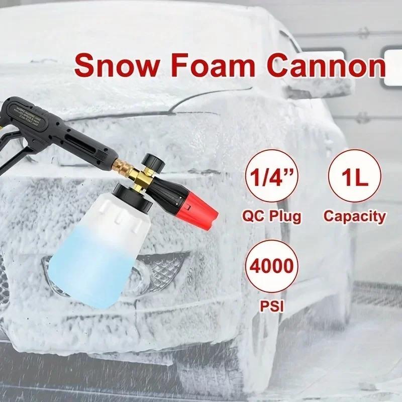 Verstelbare hogedruk PA sneeuw - Pressure Washer Foam Gun recensie en prijs