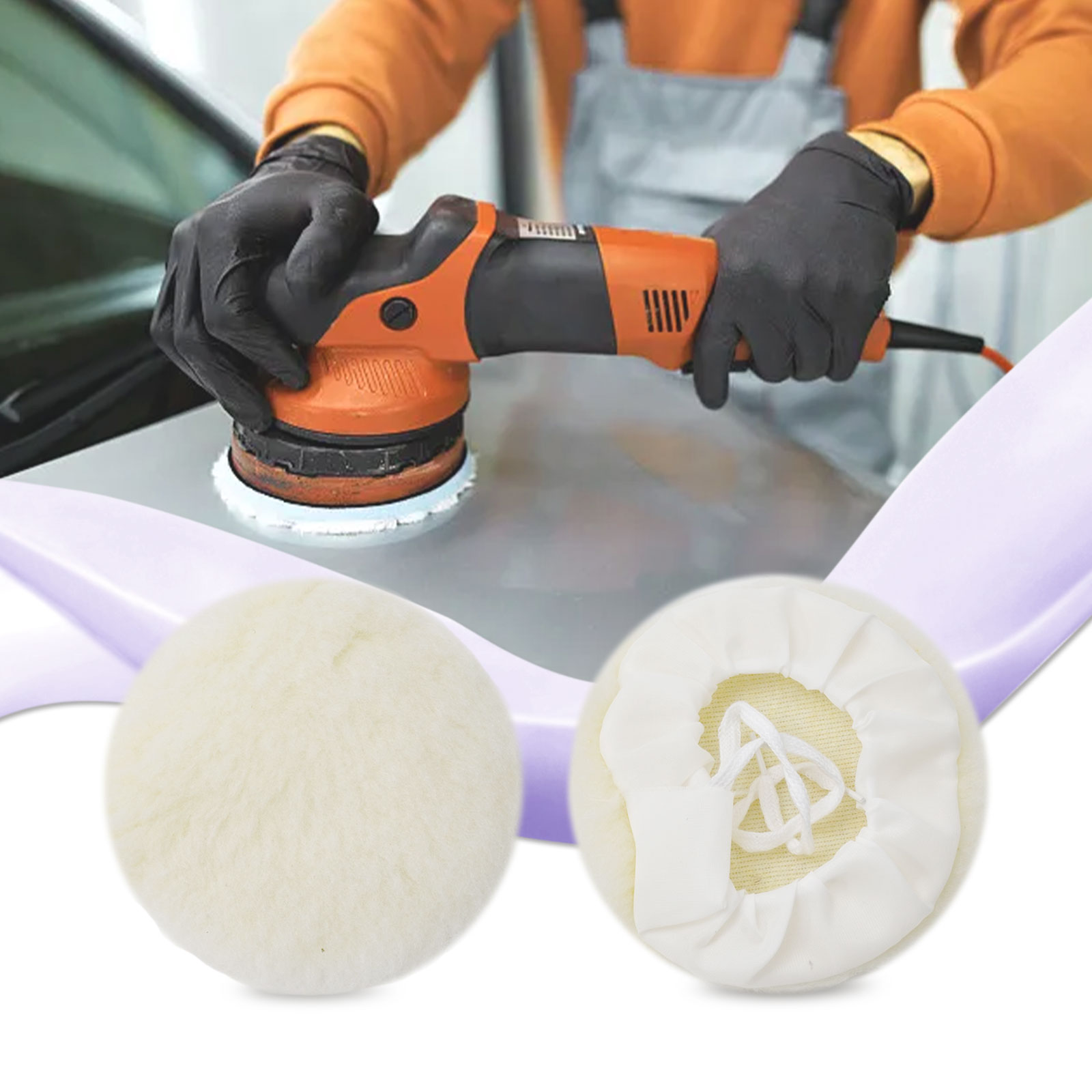 Set Buffing Pads 125mm Buffer  - Polish Pad Set Buffer recensie en prijs