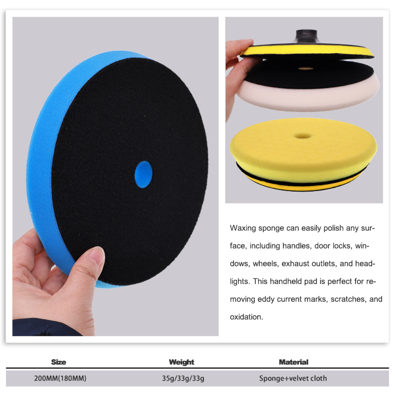 7,5 inch autopoetsset met grov - Polish Pad Set Buffer recensie en prijs